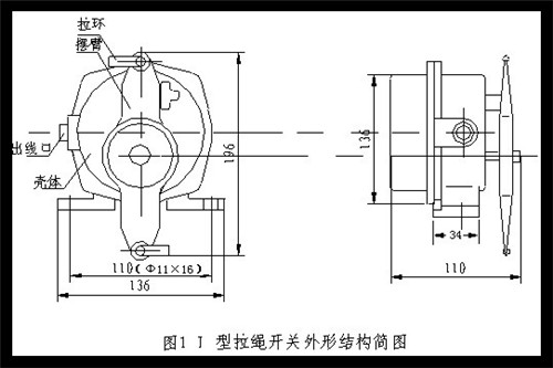 銷售HFKLT2-II手動復(fù)位拉繩開關(guān)_拉線開關(guān)防水拉繩開關(guān)工廠直供