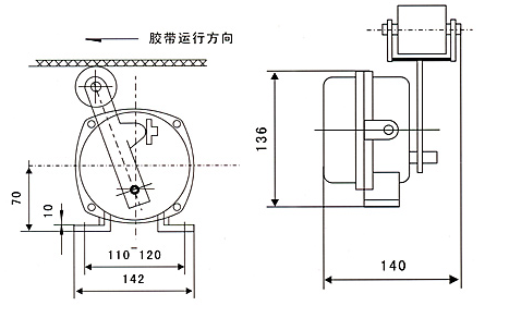 料流速度HR-LLⅡ型_料流檢測器防爆料流開關